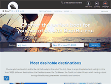 Tablet Screenshot of boatbureau.com